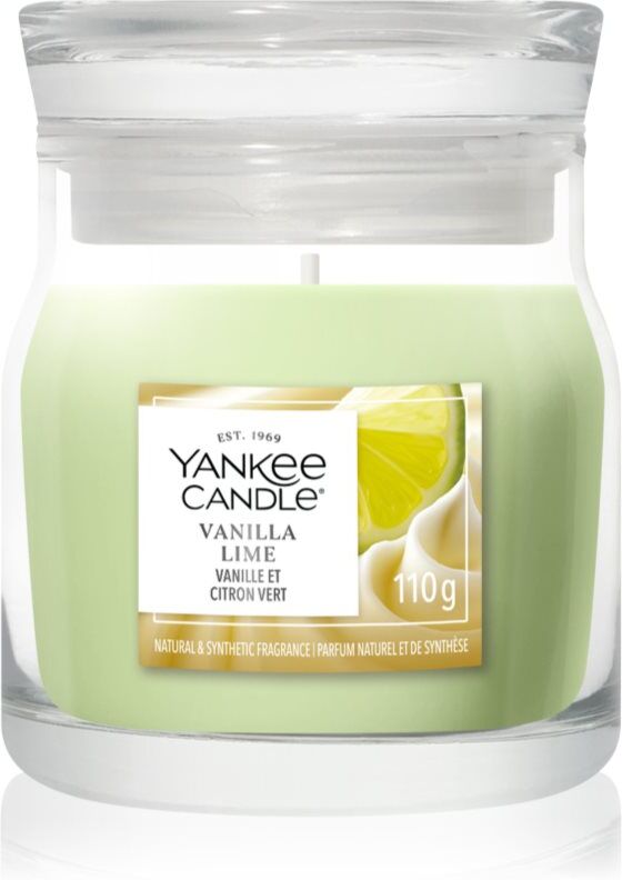 Yankee Candle Vanilla Lime scented candle Signature 110 g