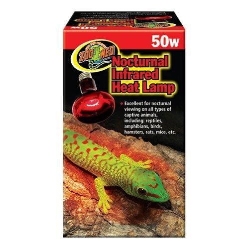 Zoo Med Nocturnal Red infrarood warmtelamp voor reptilia 50W