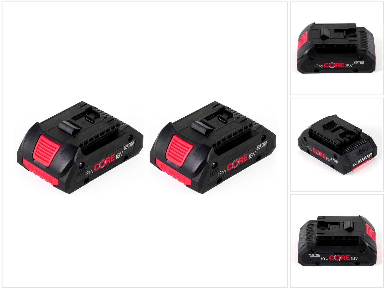 Bosch accu-starterset 18 V met 2x ProCORE18V 4,0 Ah accupack (1600A016GB)