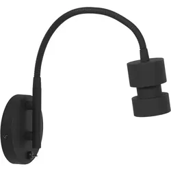 Wandleuchte Wandlampe Schlafzimmerleuchte Leselampe schwarz verstellbar LED