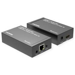 Roline 14.01.3641 HDMI®, RJ45, Infrarot HDMI over IP Extender über Heimnetzwerk (IP-basiert) 120 m