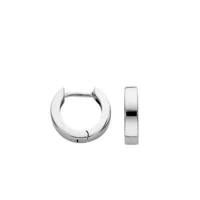Paar Creolen FIRETTI "Schmuck Geschenk Edelstahl Ohrschmuck Ohrringe" Gr. 13, silber (edelstahlfarben), Ohrringe, Damen, 13, Edelstahl