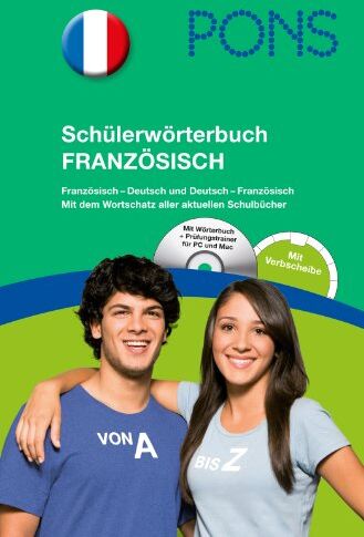 PONS Schülerwörterbuch Französisch: Französisch-Deutsch / Deutsch-Französisch mit CD-Rom und dem Wortschatz aller aktuellen Schulbücher - Preis vom 07.10.2026 11:45:10 h