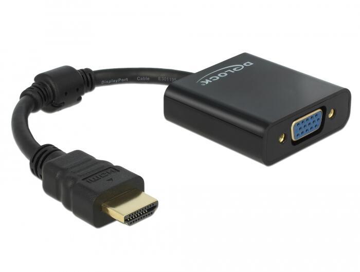 DeLOCK Adapter HDMI-A zu VGA 65512