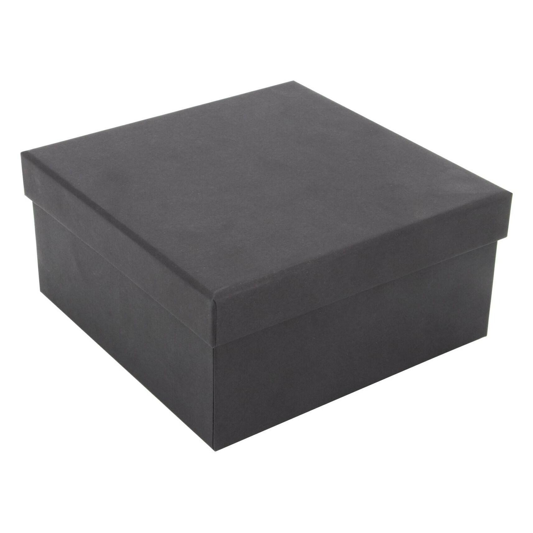 Glorex Geschenkbox schwarz 1 Stück, Schwarz, Material (1x) (62022002)