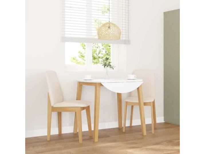 HMDNGOUT Esszimmerstühle mit Kissen 2 STK. Massivholz Gummibaum Ergonomisches Design, dichte Maserung, stoßfest, langlebig, mitgelieferte Kissen, Esszimmer, Wohnzimmer