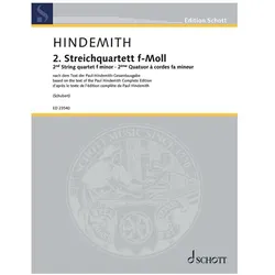 2. Streichquartett f-Moll, Sprachbücher von Paul Hindemith