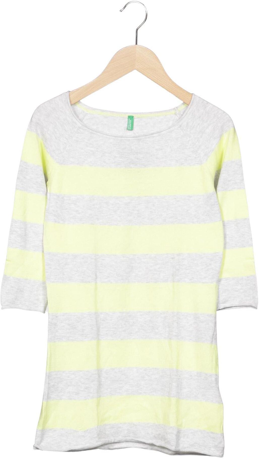 United Colors OF Benetton Damen Pullover, Neon, Gr. XS, Baumwolle - Second Hand