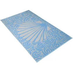 Vossen Strandtuch aqua flow pacific pearl 100x180 cm