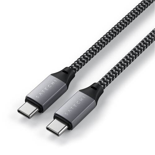 Satechi USB-C Kabel USB 2.0 USB-C Stecker 0.25m Anthrazit ST-TCC10M