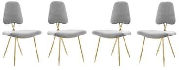 Modway Ponder Upholstered Dining Side Chairs (Set of 4)