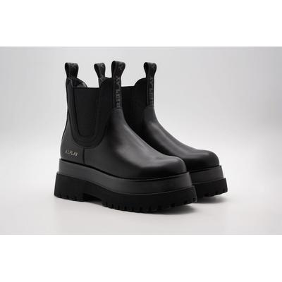 Chelseaboots REPLAY "ANY MODE", Damen, Gr. 36, schwarz, Elastischer Einsatz, Lederimitat, unifarben, Basic, Schuhe Chelseaboots, Schlupfboots, Stiefelette mit Stretch und Anziehlaschen