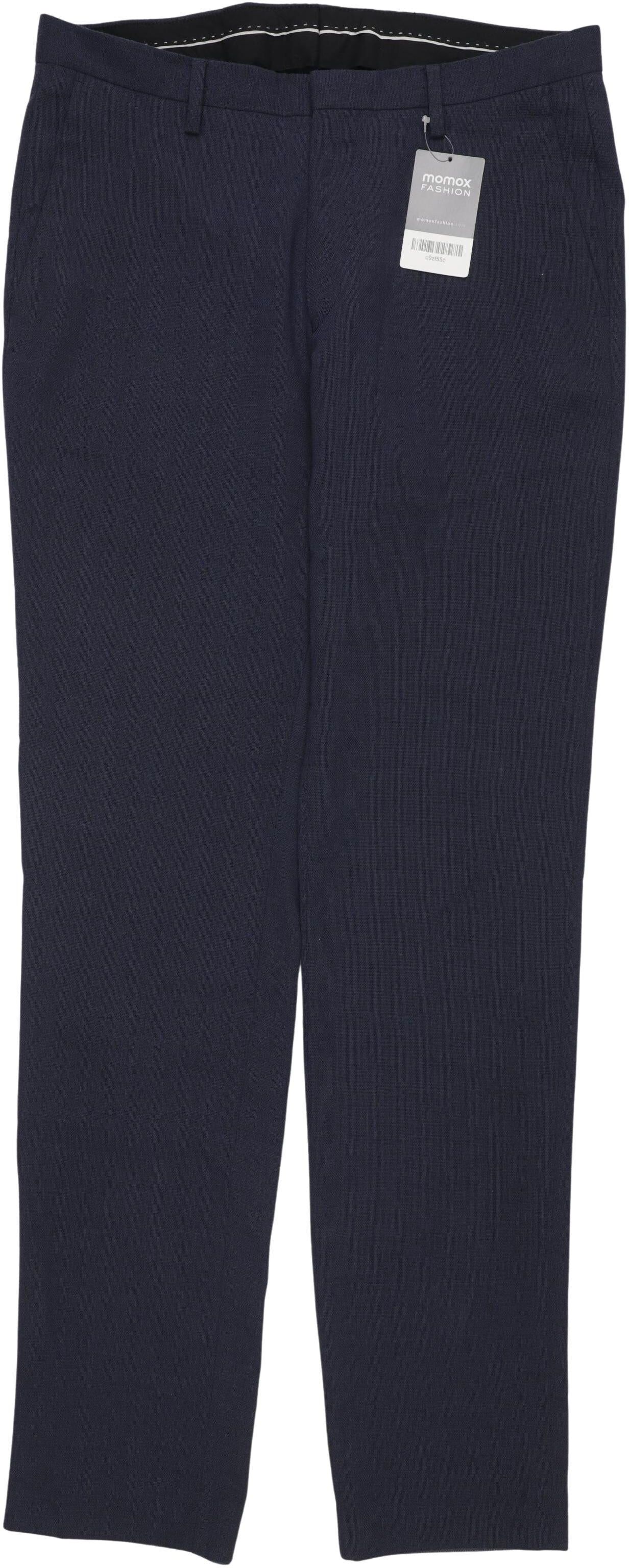 Tiger of Sweden Herren Stoffhose, Marineblau, Lang-Gr. EU 94, Wolle / Elasthan / Synthetik - Second Hand