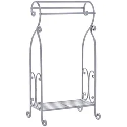 HANDTUCHSTÄNDER Antik Optik grau 49 x 91 cm Linares