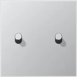 Jung AL12-5R0 Abdeckung mit Kipphebel “Zylinder“, 1fach, 2 Kipphebel, Serie LS 1912, Aluminium AL125R0 AL 12-5 R 0