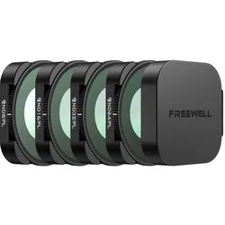 Freewell GoPro Mission 1 Pro/Mission 1 Filters Bright Day - 4Pack, Action Cam Zubehör, Transparent