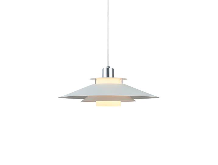 Design Pendellampe Rivoli Weiss / Chrom Halo Design
