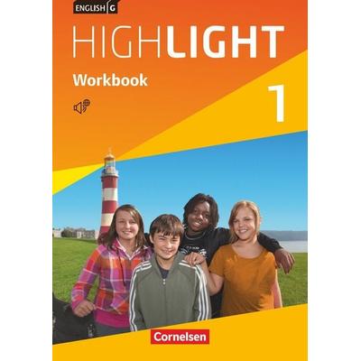 English G Highlight 1: 5. Schuljahr. Workbook mit Audios online. Hauptschule, Taschenbuch von Sydney Thorne,Gwen Berwick, Cornelsen Verlag