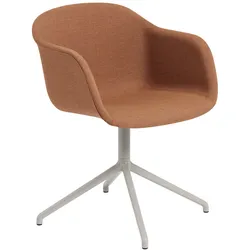 Muuto Fiber Armchair, swivel base, remix 452 / grau