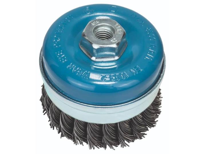 Bosch 2609256506\, brosse cylindrique\, métal\, acier inoxydable\, 90 mm
