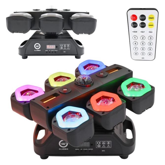 Light4Me CLUBMIX ruchomy multiefekt oświetleniowy (5908249837737)
