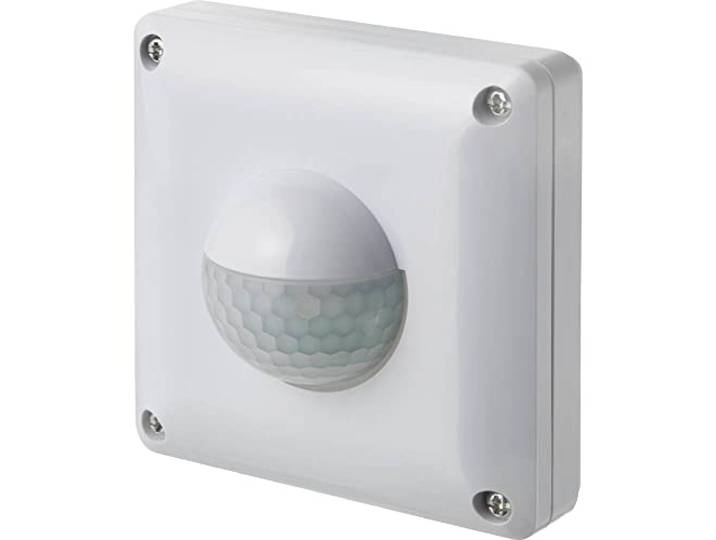 Sygonix SY-4755364 Mural\, encastré Détecteur de mouvements PIR 190 ° TRIAC Blanc IP65