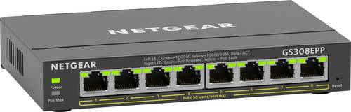 NETGEAR GS308EP-100PES GS308EP Netzwerk Switch 8 Port