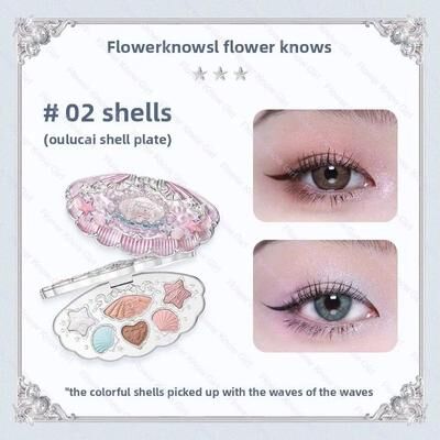 Uplifted Finds Flower Knows Strawberry Cupid Collection All in One Facial Complexion Palette 02 Shells