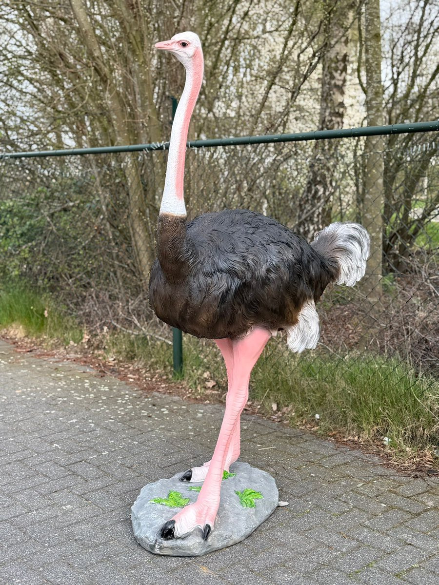 Goodyz Jungle dieren knuffel Struisvogel XXL - 175 cm hoog