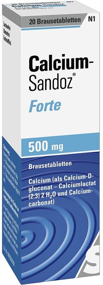 Calcium Sandoz Calcium-Sandoz® Forte Brausetabletten