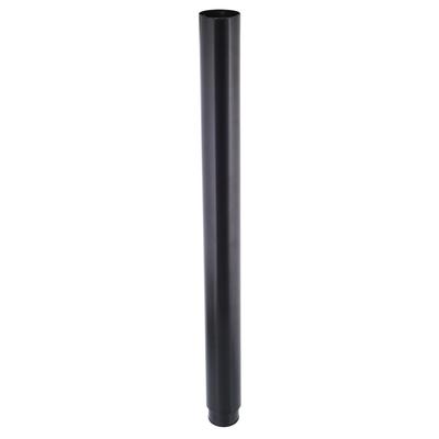 WAGNER Möbelbein/Verstellfuß TELESCOPE - Ø 60 x 700-1070 mm, ausziehbar, Industriestahl beschichtet, schwarz, - 12186401