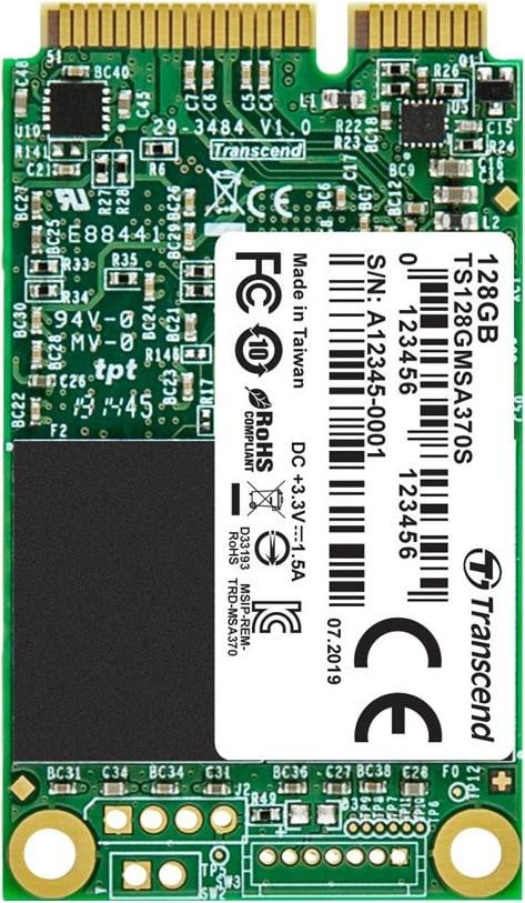Transcend 128GB mSATA SSD SATA III MLC