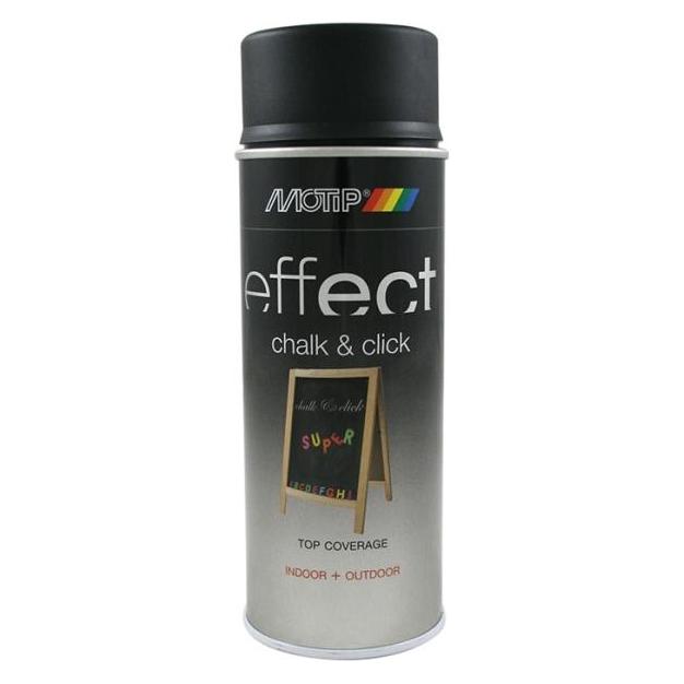 Motip Effect Tavlemaling sort 400ml (303101)