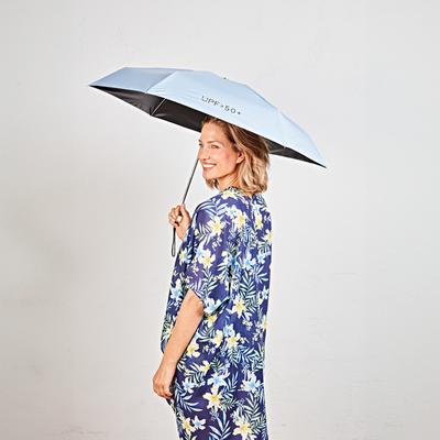 Minischirm mit UV-Schutz hellblau