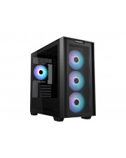 ASUS A21 Plus microATX Seitenteil mit Fenster gehärtetes Glas keine Spannungsversorgung Schwarz USB/Audio (90DC00H0-B19010)