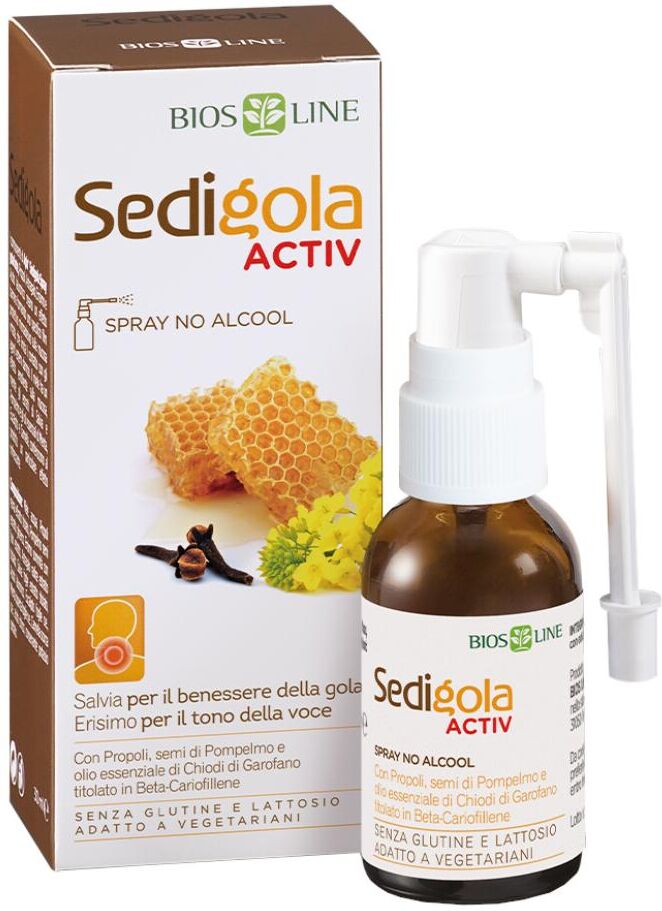 BIOS LINE SpA Sedigola Activ Spray Gola, 30 ml
