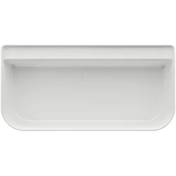 LAUFEN Sonar Badewanne, Vorwandversion, 1600x815x535mm, 2 Rückenschrägen, weiß, H2203470000361, Ausführung: mit Bohrlöcher für Wannenarmatur