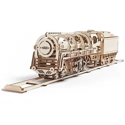 Ugears Dampflokomotive mit Schlepptender