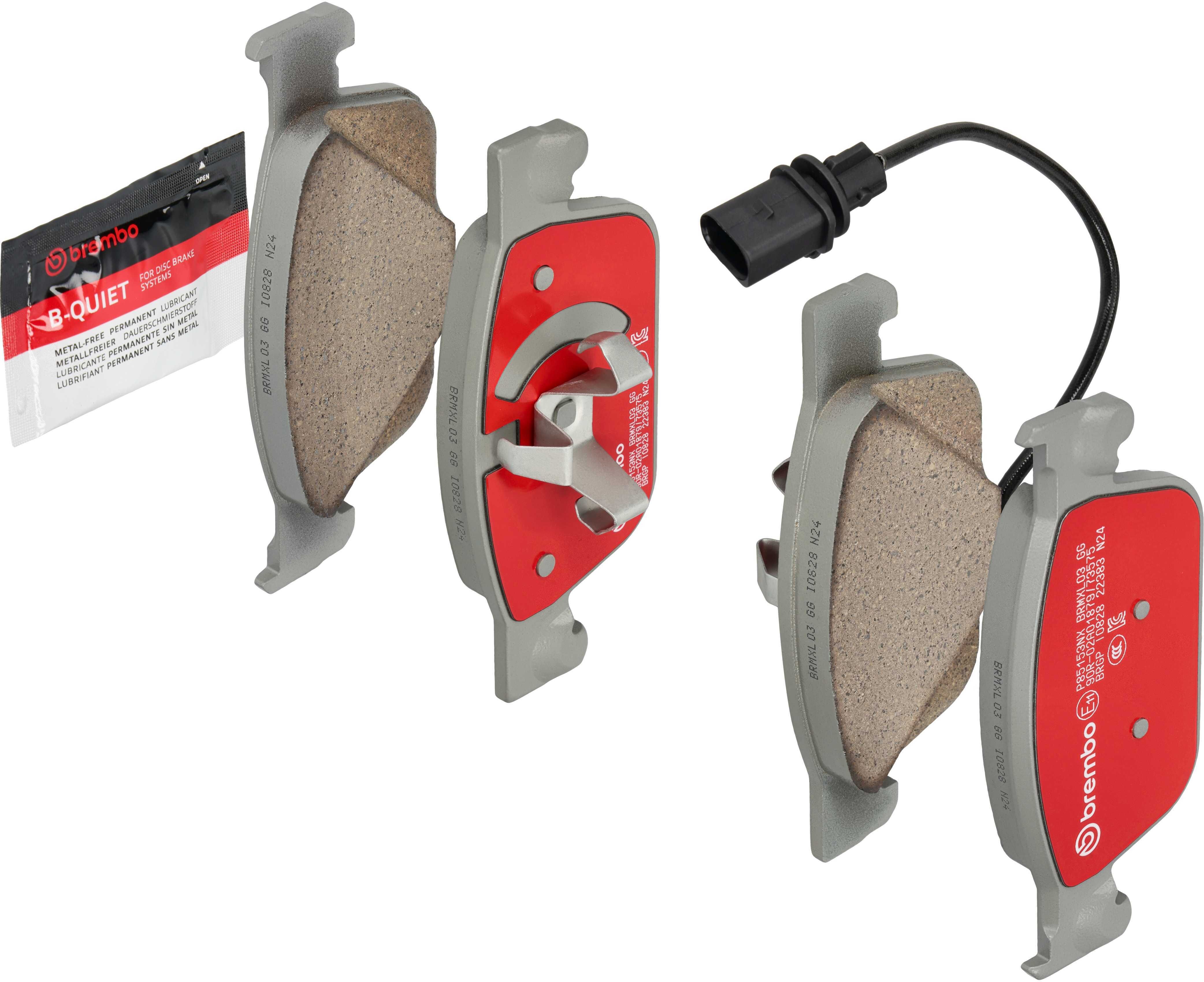 Brembo Bremsbelagsatz, Scheibenbremse P85153nx Für Vw Audi (Faw)