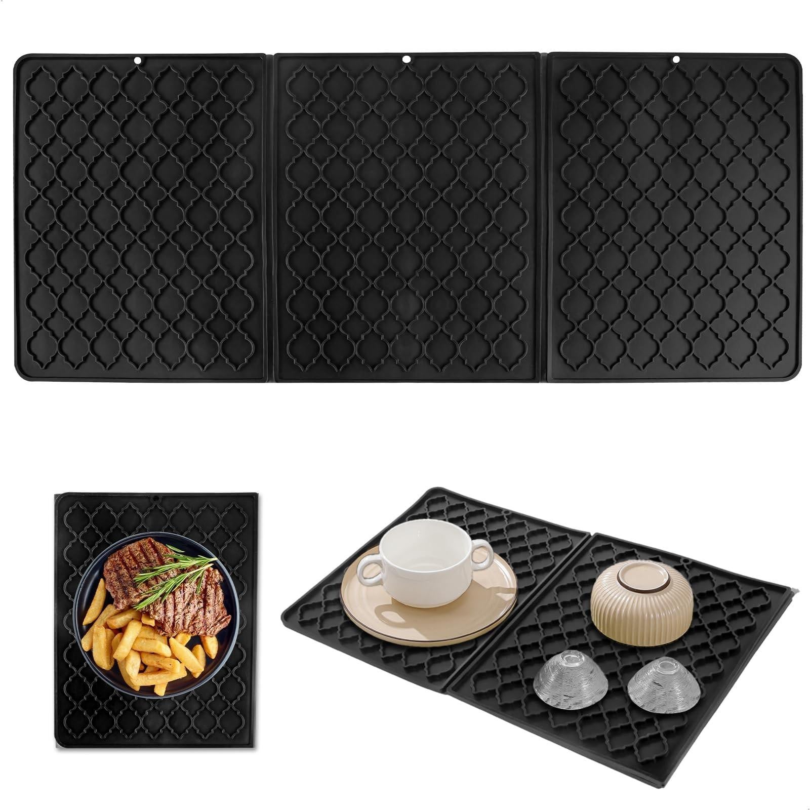 Silicone Afvoer Mat voor Keuken, 60 x 25,5 cm