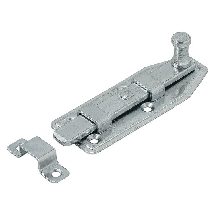 Vormann Fensterriegel Länge 60 mm Breite 25 mm Form gerade Stahl blau verzinkt (10 Stk.) (000102060Z)
