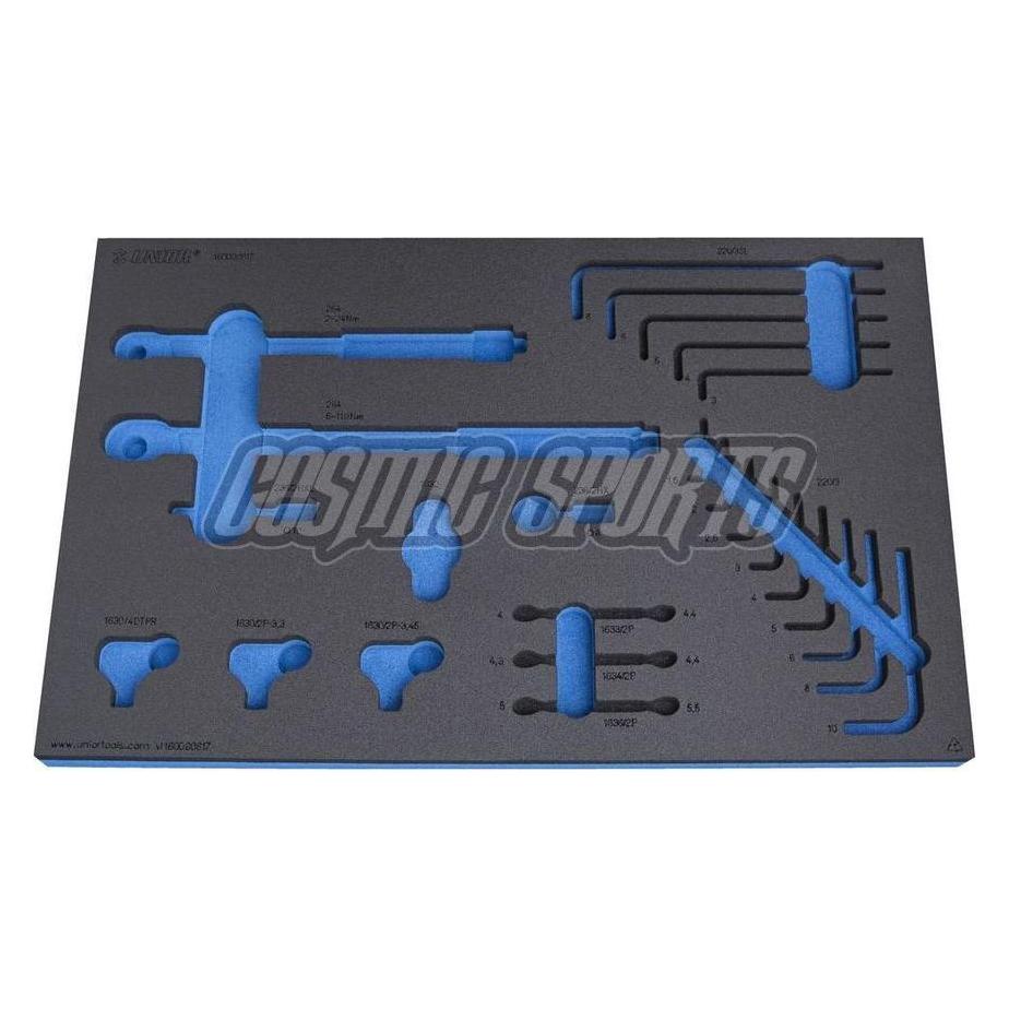 Unior SOS Moduleinsatz für Fahrradwerkzeug-Set 1600SOS17 - VL1600SOS17 2022 A, blue SALE (40102423)
