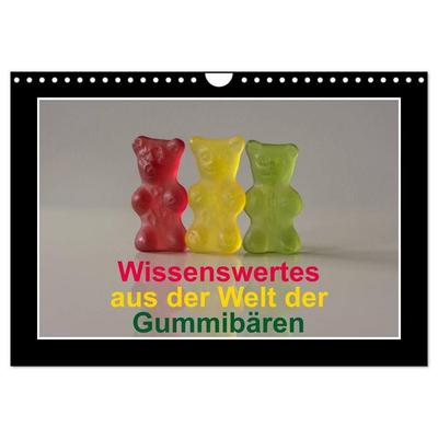 Wissenswertes aus der Welt der Gummibären (Wandkalender 2027 DIN A4 quer), CALVENDO Monatskalender