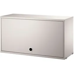 String System Hängeschrank mit Klapptür 78/42/30 Beige