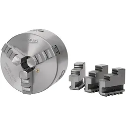 Optimum Dreibackendrehfutter Ø 100 mm zentrisch spannend