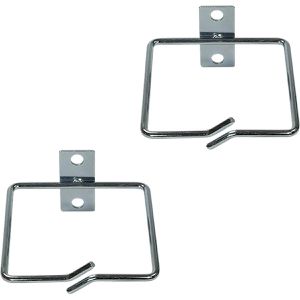 LogiLink Kabelführungsbügel OR0003, silber, 1 HE, für Netzwerkschränke, verzinkt, 80 x 80 mm, 2 Stück