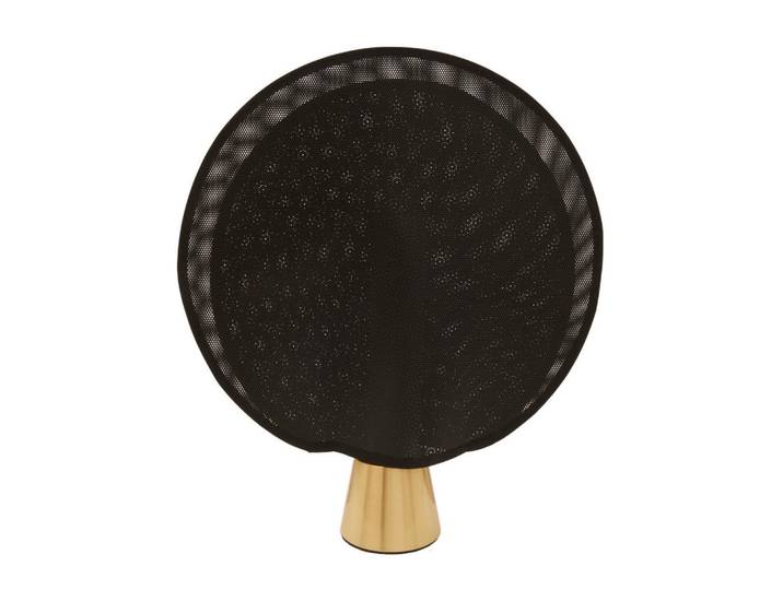 Signature Lampe Masche D.28cm, Schwarz, Kunststoff, E27, 7.6x39.5x28.5 cm, Lampen & Leuchten, Innenbeleuchtung, Tischlampen