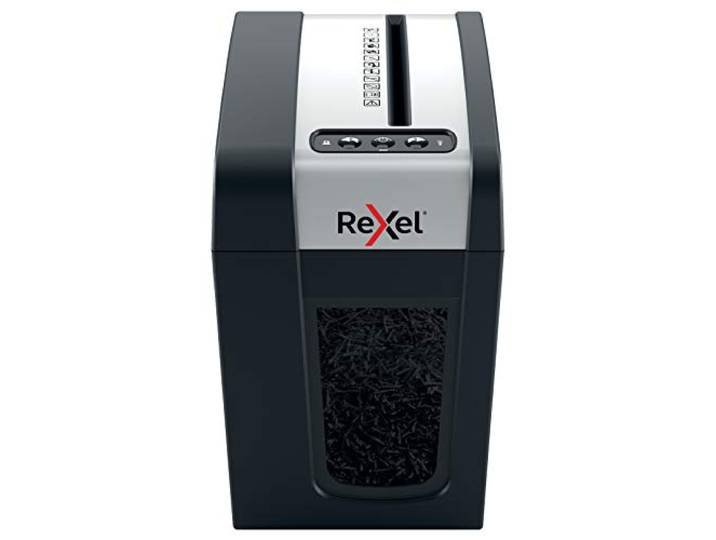 Rexel MC3-SL Slimline Whisper-Shred™ Aktenvernichter, Mikroschnitt, schreddert bis zu 3 Seiten, Sicherheitsstufe P5, 10 Liter Abfallbehälter, äußerst leise und kompakt, für zu Hause, Secure Serie