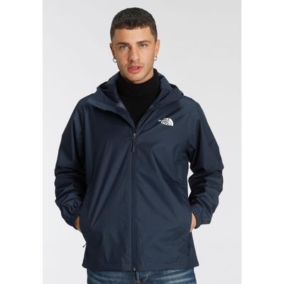 Regenjacke THE NORTH FACE "MEN´S QUEST JACKET", Herren, Gr. XL (56/58), blau (marine), Web, Obermaterial: 100% Polyester, hüftlang, hoch geschlossener Ausschnitt, mit innenliegendem Gummizug, Jacken Regenjacke, leichtes, atmungsaktives Material, mit...