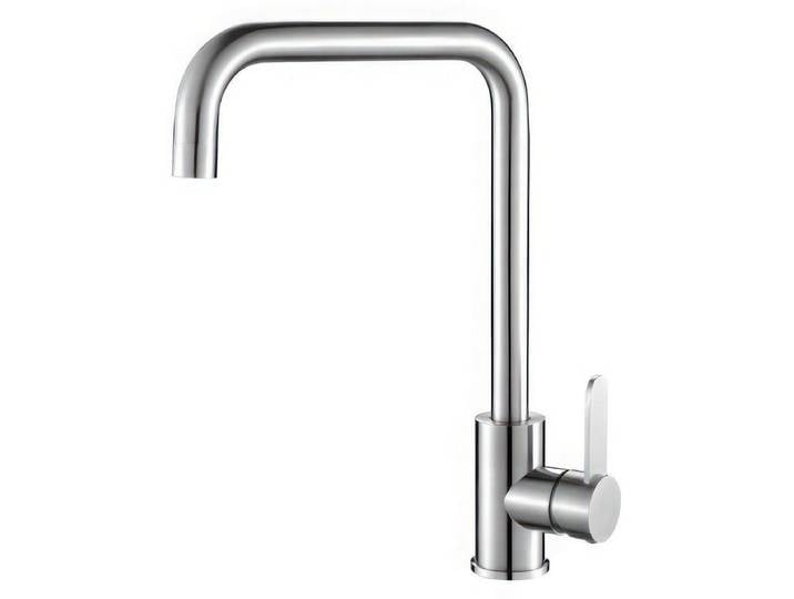 KOLMAN Küchenarmatur BONA Wasserhahn Mischbatterie für Küche in Silber